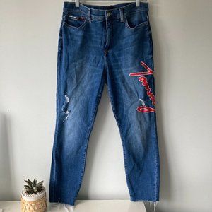 TOMMY HILFIGER 90s High Rise Curve Jeans with print 14